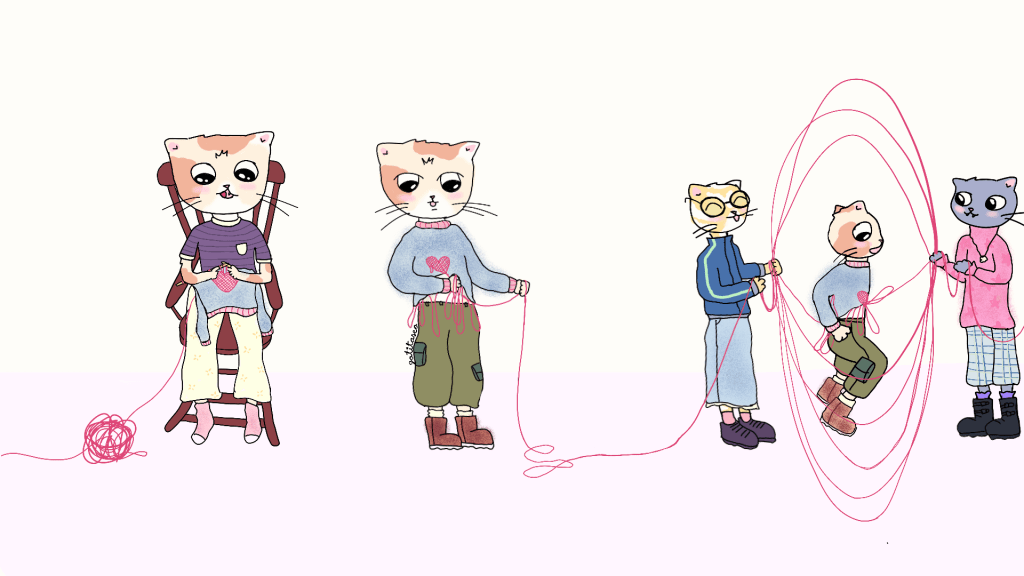 Un hilo rojo colgando a la&nbsp;nada